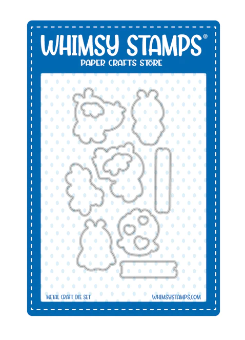 Lady Bugs Outlines Die Set - Whimsy Stamps