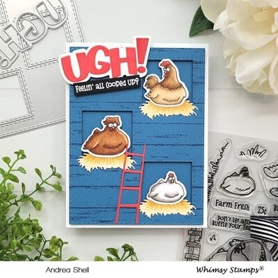 Butt Nugget Outlines Die Set - Whimsy Stamps