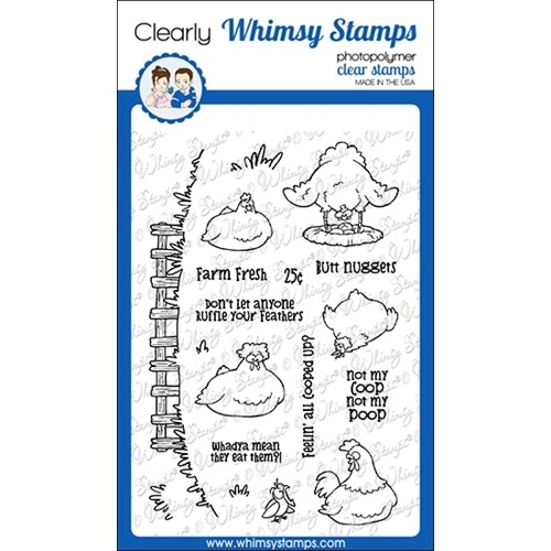 Butt Nugget Stamp - Whimsy Stamps
