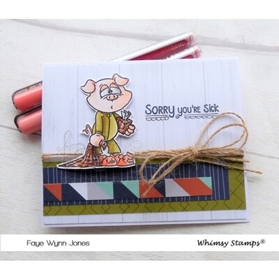 Get Well Clear Stamp - Whimsy Stamps