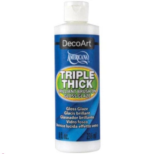 8oz Triple Thick Gloss Glaze - DecoArt