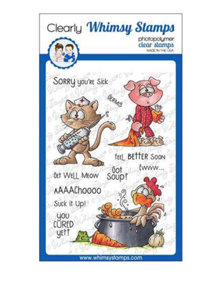 Get Well Clear Stamp - Whimsy Stamps