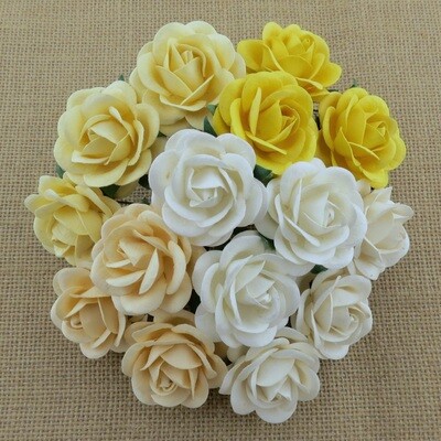 35mm  White/Cream Trellis Roses - Promlee Flowers