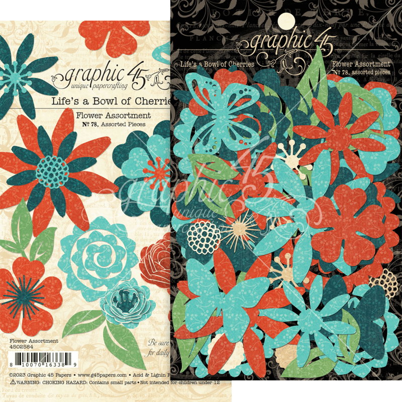 Life&#39;s a Bowl of Cherries Flower Assortment - Graphic 45