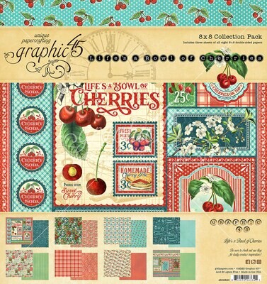 Life's a Bowl of Cherries 8x8 - Graphic 45
