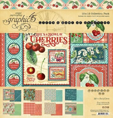 Life&#39;s a Bowl of Cherries 12x12 - Graphic 45