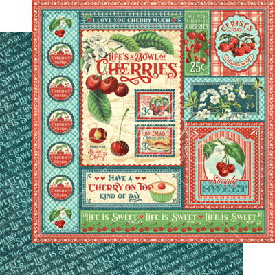Life's a Bowl of Cherries 12x12 - Graphic 45