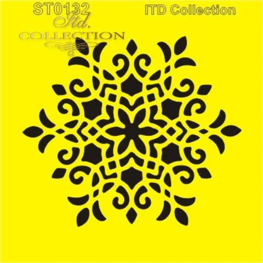 Snowflake Stencil - ITD Collection