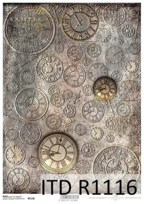 Clock Face Rice Paper - ITD Collection