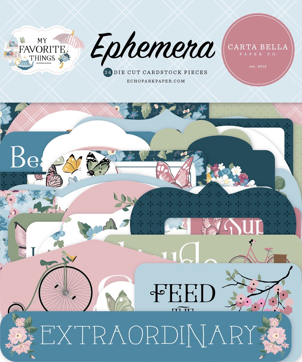 My Favorite Things Ephemera - Carta Bella Paper Co.