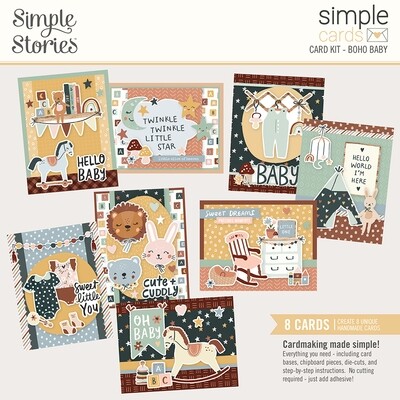 Boho Baby Simple Cards Card Kit - Simple Stories