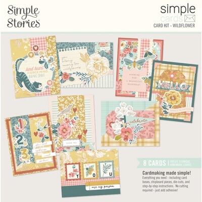 Wildflower Simple Cards Card Kit - Simple Stories