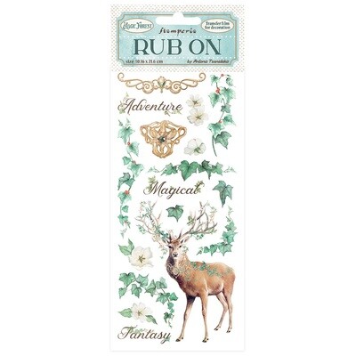 Magic Forest Rub Ons - Stamperia