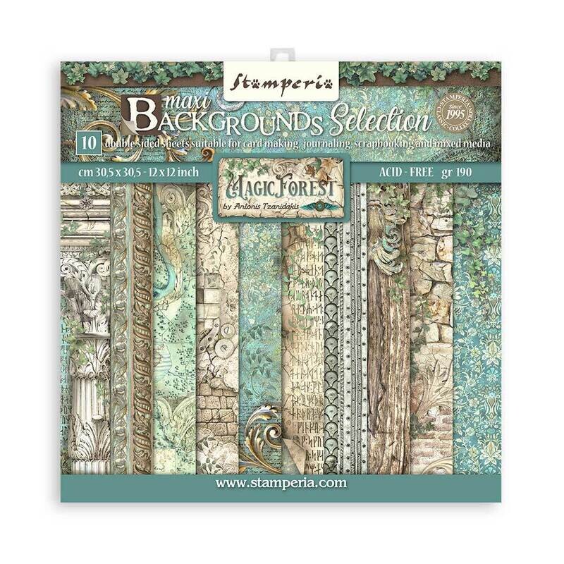 Magic Forest Backgrounds 12x12 - Stamperia