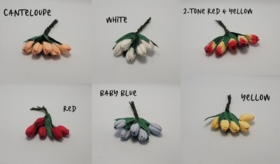 12mm Tulips Color Set 2 - Promlee Flowers