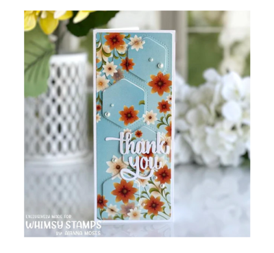 Gulliver's Garden 8.5" x 3.5" - Whimsy Stamps