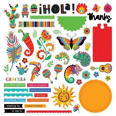 Gracias Sticker Sheet - Photoplay Gracias Collection