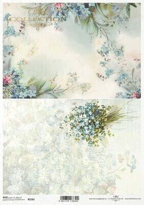 Spring Flowers: Daffodils and Forget-Me-Nots A4 - ITD Collection
