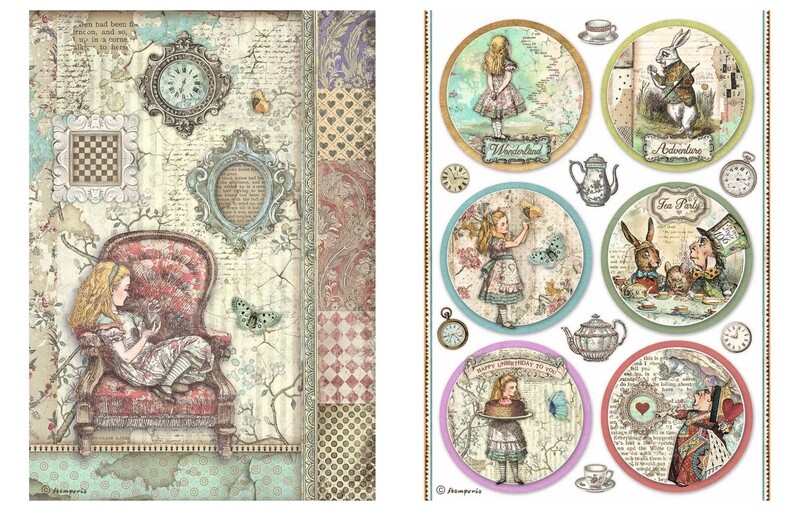 Alice Forever Collection A4 - Stamperia