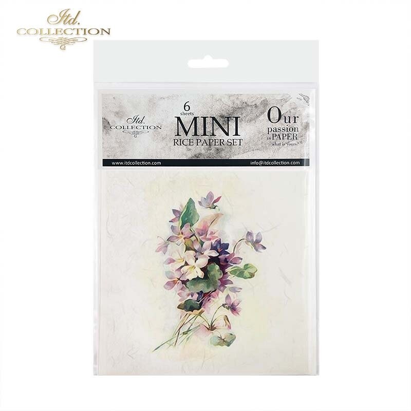 MINI Violets, Spring Flowers - ITD Collection