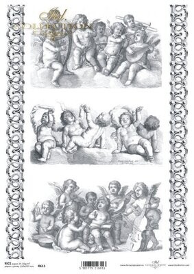 Angel/Cherub Rice Paper - ITD Collection