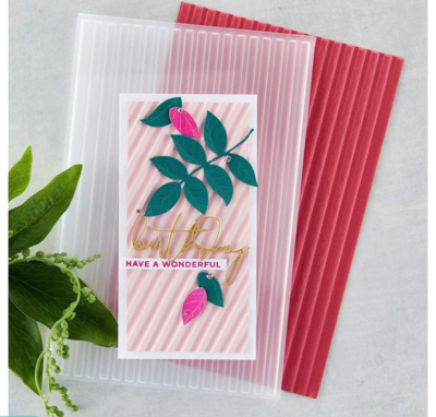 Corrugated Embossing Folder - Spellbinders