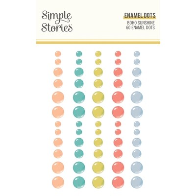 Enamel Dots - Simple Stories Boho Sunshine
