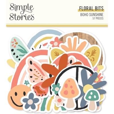Floral Bits and Pieces - Simple Stories Boho Sunshine