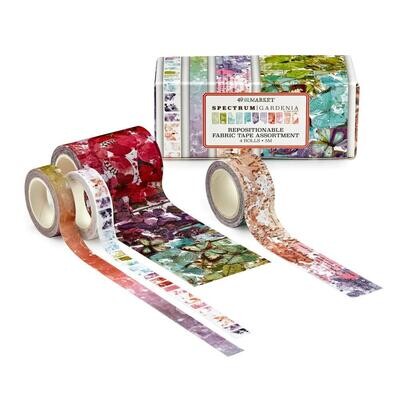 Repositionable Fabric Tape Assortment - 49 and Market Spectrum Gardenia