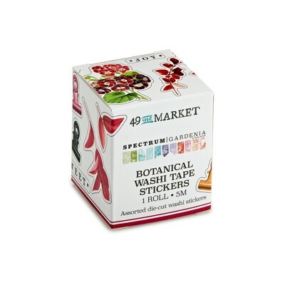Botanical Gardenia Washi Sticker Roll - 49 and Market Spectrum Gardenia