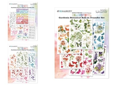 Spectrum Gardenia 6 x 8 Transfer Sheets - 49 and Market