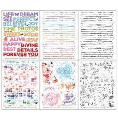 Spectrum Gardenia 6 x 8 Transfer Sheets - 49 and Market