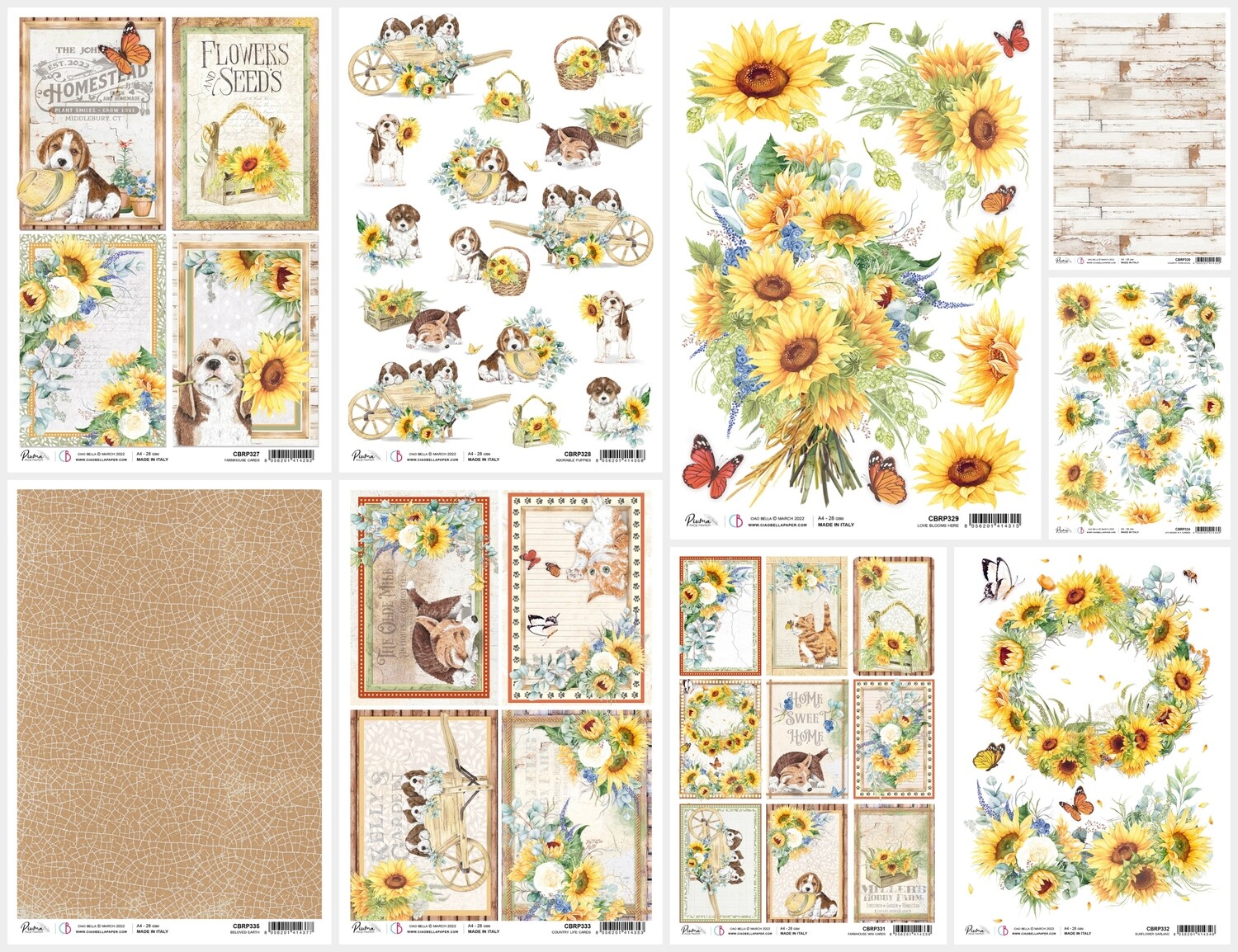 Farmhouse Garden Collection A4 - Ciao Bella