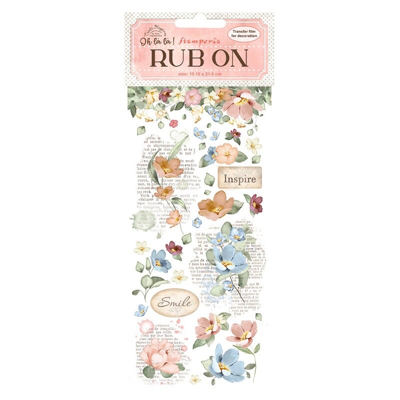Oh La La Rub Ons - Stamperia Create Happiness