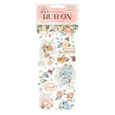 Oh La La Rub Ons - Stamperia Create Happiness