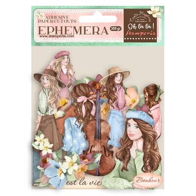 Oh La La Ephemera - Stamperia Creating Happiness