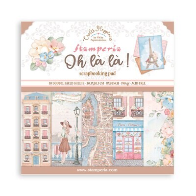 Oh La La 8x8 - Stamperia Create Happiness
