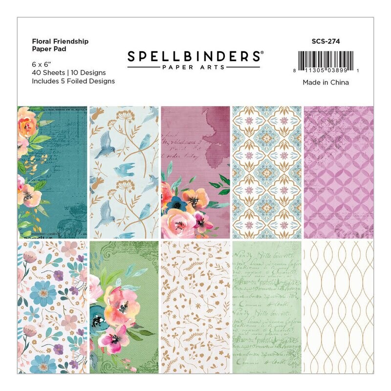 Floral Friendship 6x6 - Spellbinders