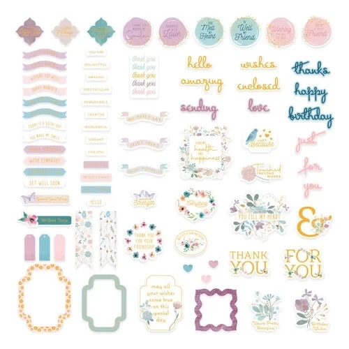 Floral Friendship Sentiments - Spellbinders