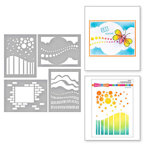 Dreamy Backdrop Stencils - Spellbinders