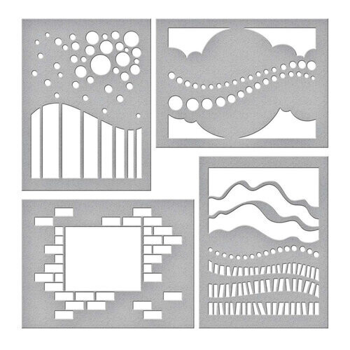 Dreamy Backdrop Stencils - Spellbinders