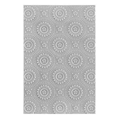 Mandala Blooms Embossing Folder - Spellbinders Sealed for Summer Collection