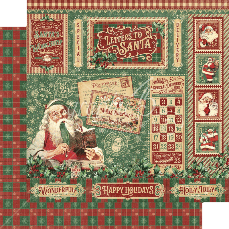 Letters to Santa 12x12 - Graphic 45