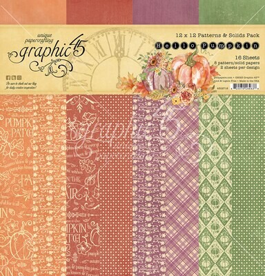 Hello Pumpkin Patterns and Solids - Graphic 45