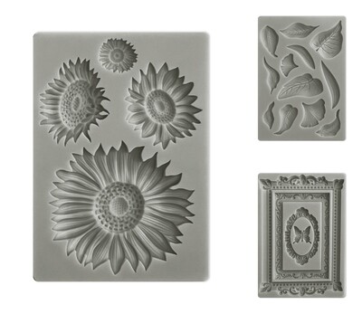 Sunflower Art A6 Silicone Mold - Stamperia
