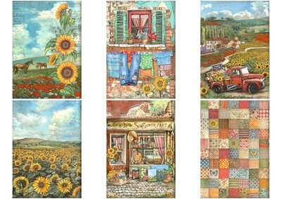 Sunflower Art A4 - Stamperia