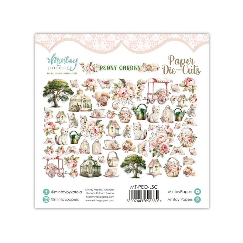Peony Garden - Mintay Papers
