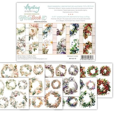 Flora 10 Wreaths Edition 6x8 - Mintay Papers Flora 10 Wreaths Edition 6x8 - Mintay Papers