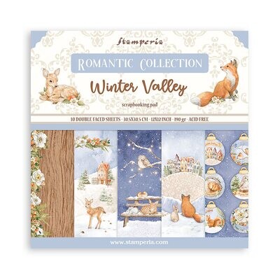 Romantic Winter Valley 12x12 - Stamperia