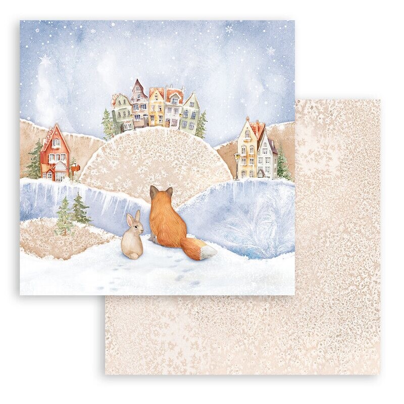 Romantic Winter Valley 12x12 - Stamperia